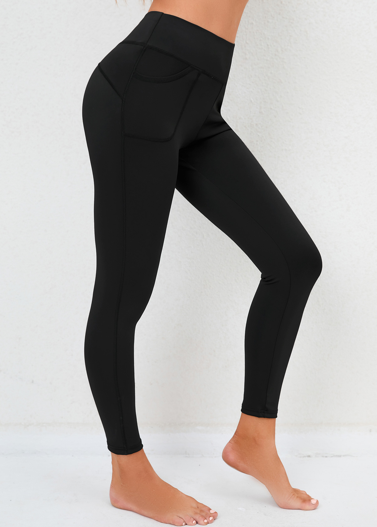 Double Side Pockets High Waisted Leggings