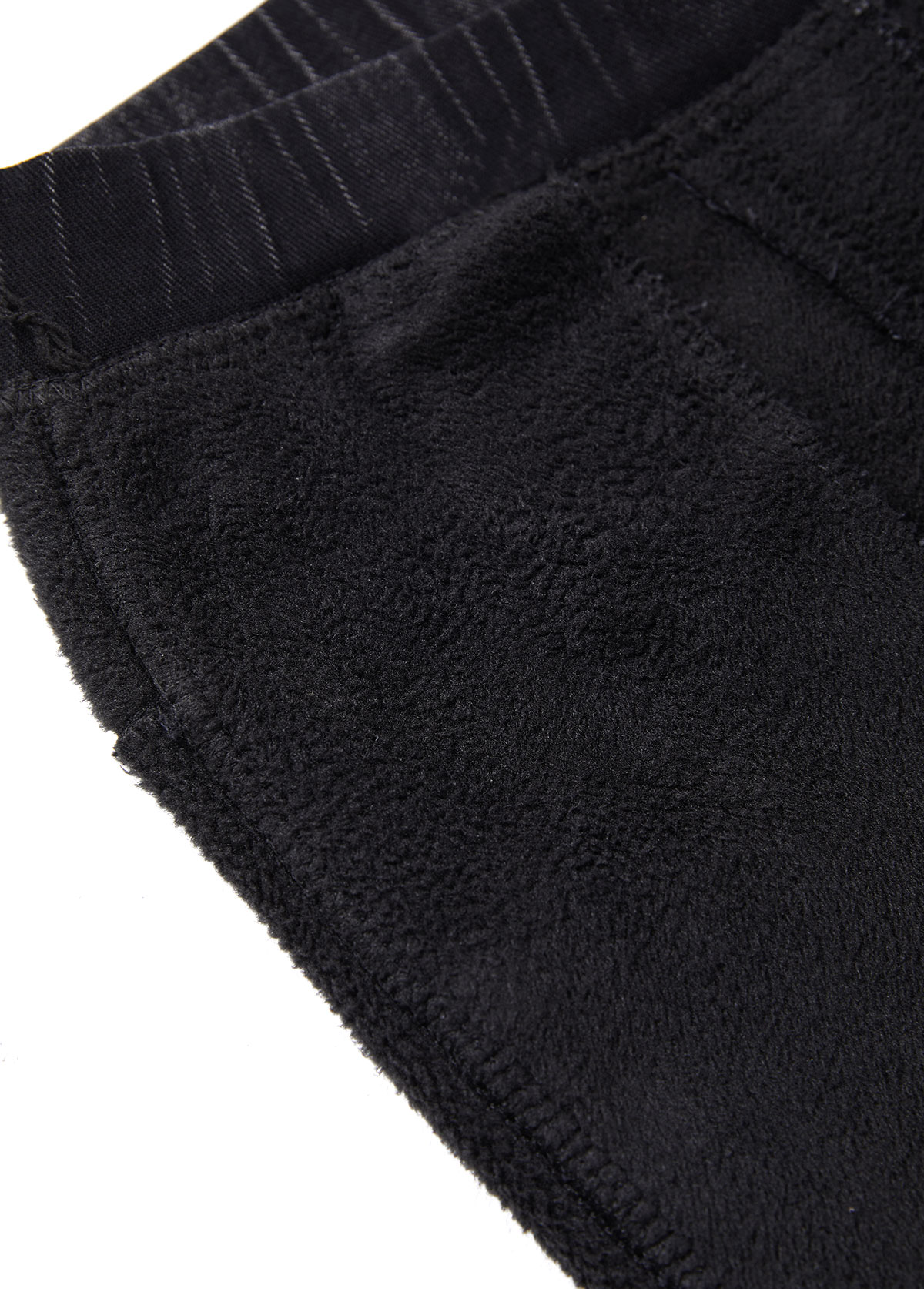 Skinny Elastic Waist Black Pocket Pants