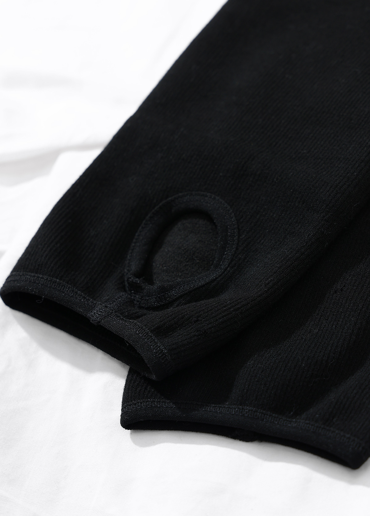 High Waisted Black Fleece Thickening Leggings